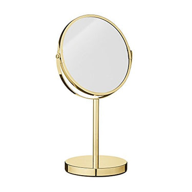 Bloomingville Kosmetikspiegel aus Eisen in der Farbe Gold mit einem Durchmesser von 20cm, 27168564 im Sale
